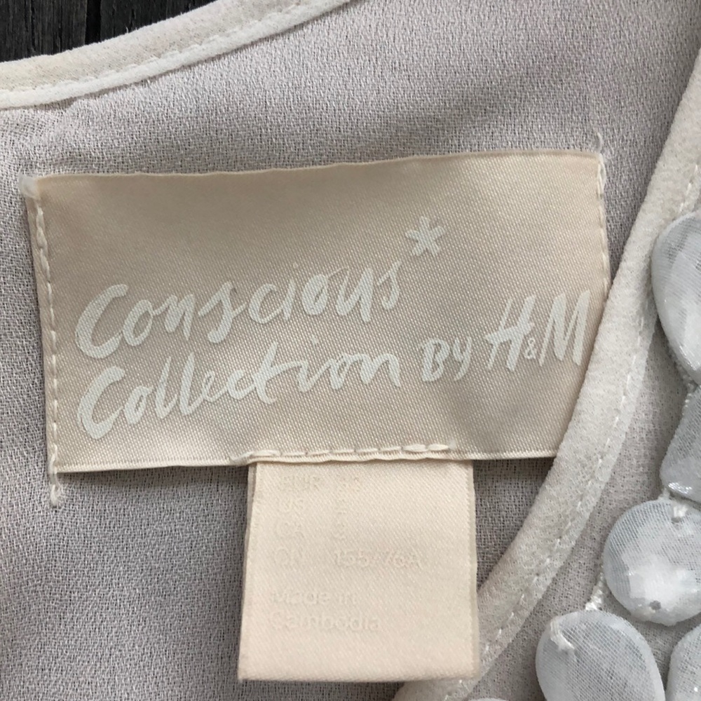 H&M Conscious Collection ivory Woman’s dress - Picture 7 of 8
